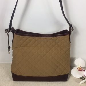 Brighton tan and brown bag